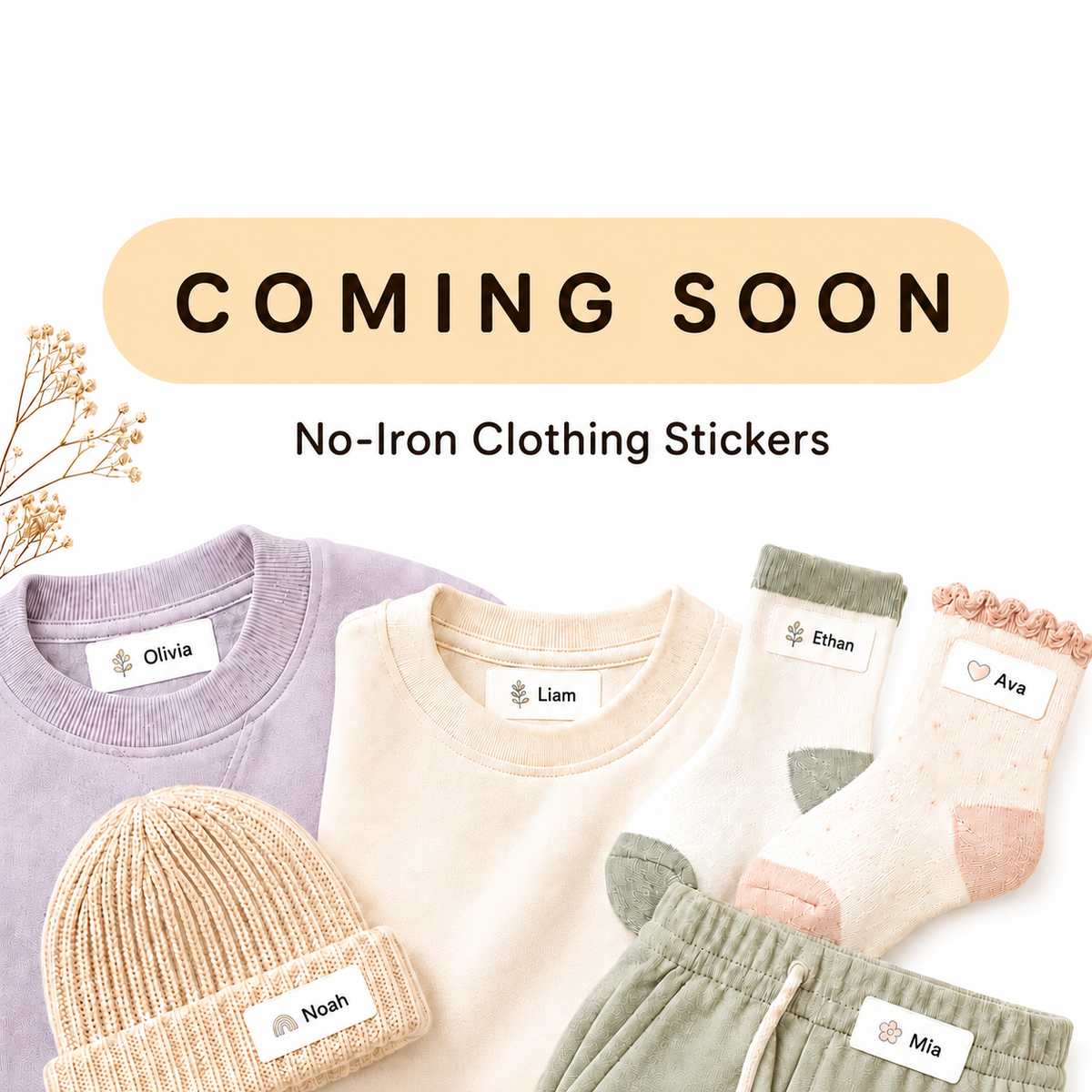 No-Iron Clothing Stickers
