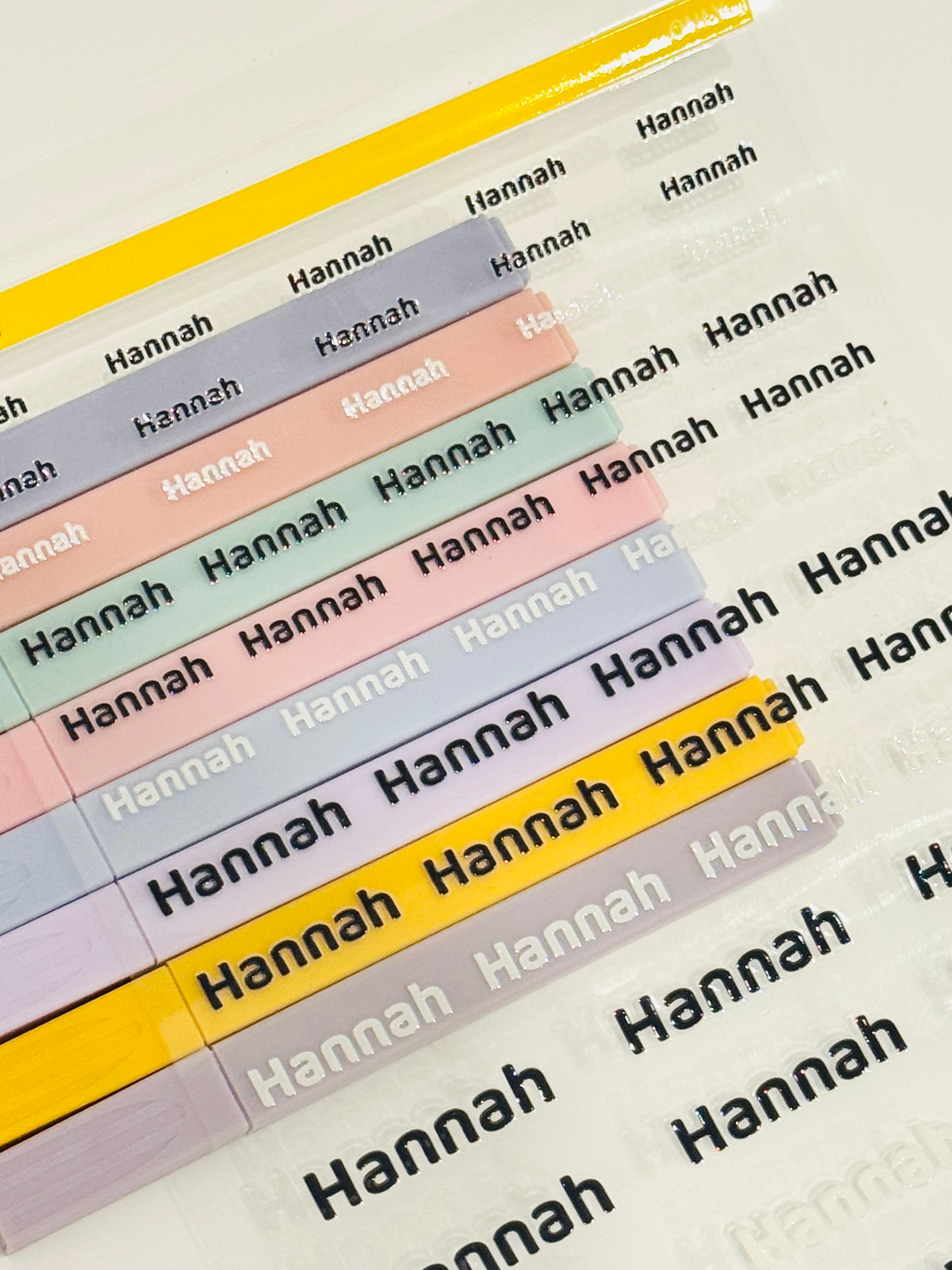 Name Only Stickers