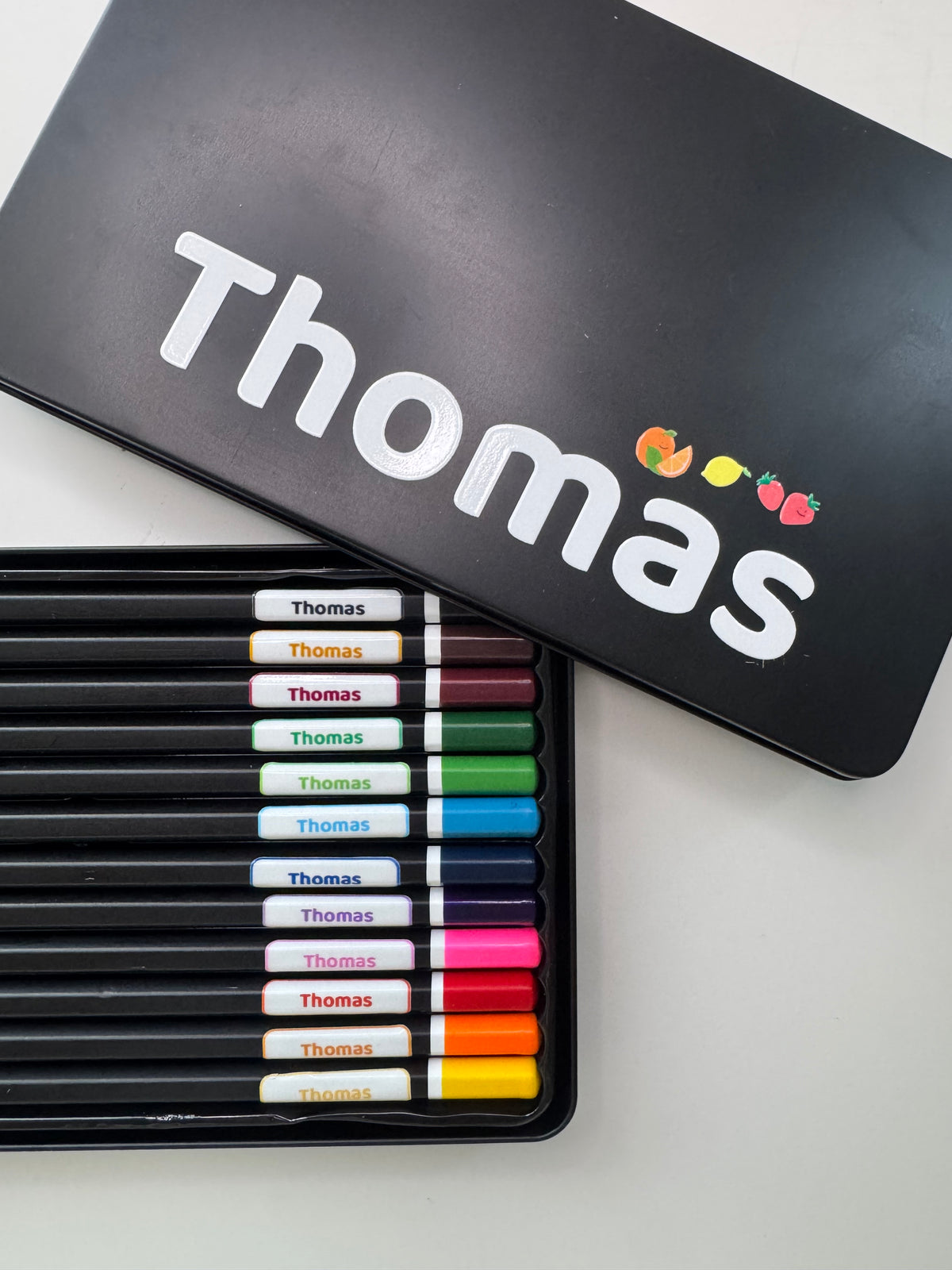 Name Only Stickers - Crayon